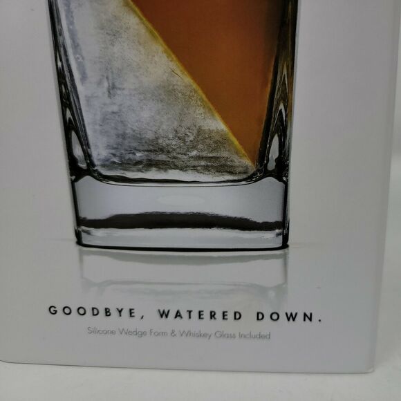 New Corkcicle Whiskey Wedge Square Cocktail Glass Ice Wedge for Bourbon & Water - Picture 3 of 12